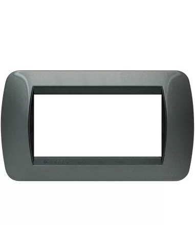 Bticino l4804ac Living International Anthrazit Stahl 4-Sitzer-Teller
