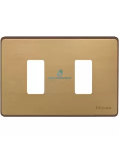 Bticino magic placca 2p bronzo 503/2/br