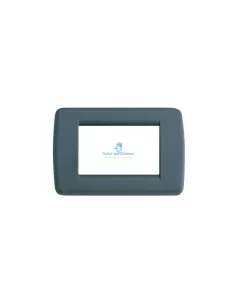 Vimar 16763.D.15 Idea Rondo' Silk 3-place Graphite plate