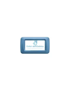 Gewiss GW22564 Top système bleu ciel assiette 4 places