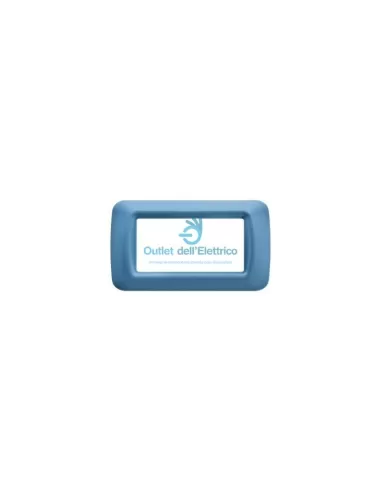 Gewiss GW22564 Top système bleu ciel assiette 4 places