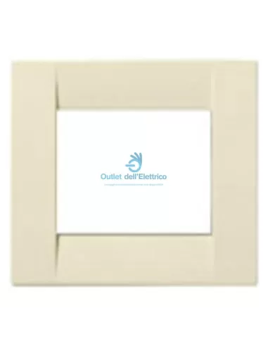 Vimar 16743.D.04 Placca Idea 3Mod Silk Bianco