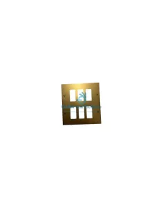 Vimar 08540.BR Aluminum plate anodized 3+3place 8000 series w/screws