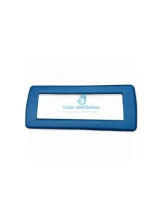 Vimar 16766.D.10 Placca Idea Rondo' Silk 6 Moduli Blu