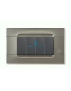 Simon Urmet 10804.TT Placa tecn.monoc. de un solo orificio titanio 4m