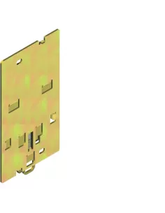 Abb 1sda051439r1 kit din50022 t3 plaque de fixation prof din