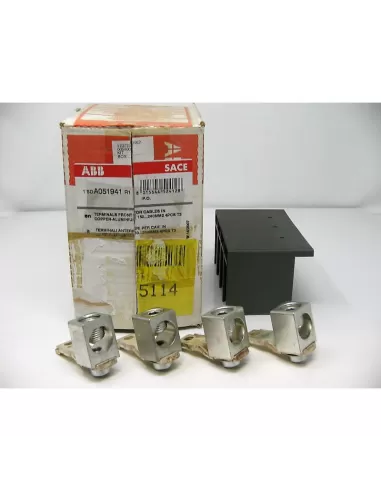 Kit de bornes avant de câble en cuivre Abb cual 150 240 mm2 t3 (paquet de 4 pièces) 1sda051941r1