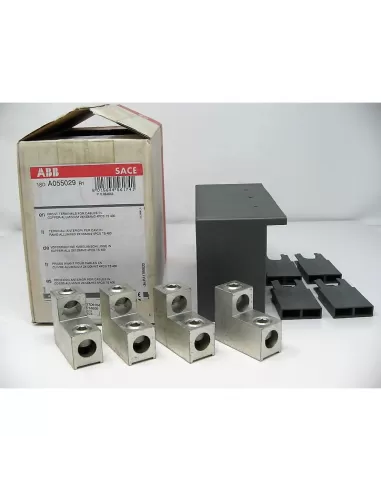 Kit de bornes avant ABB pour câbles cuivre/aluminium 2 x 120 mm² T5 400 (lot de 4) 1sda055029r1