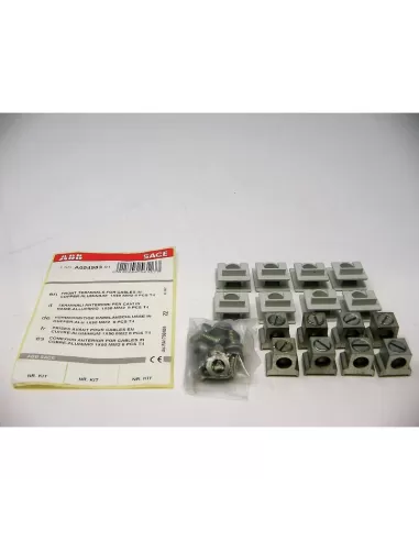 Kit de bornier avant ABB pour câbles cuivre/aluminium 1x50mm2 T4 (lot de 8 pièces) 1sda054983r1
