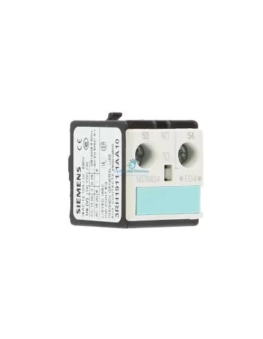 Siemens 3rh19111aa10 auxiliary contact block 1na