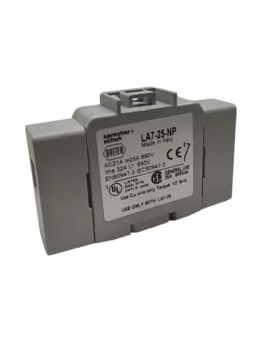 Allen-bradley 14 401 104-01 la7-25-np 4ème pôle np pour 25a sprecher schuh