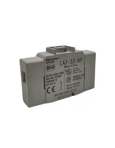 Allen-bradley 14 401 105-01 la7-32-np 4ème pôle np pour 32a sprecher schuh