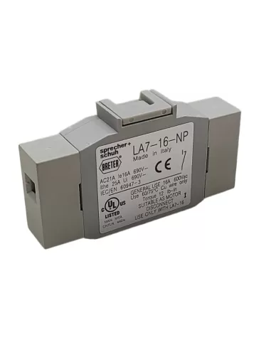 Allen-bradley 14 400 105-01 la7-16-np 4° polo np per 16a mont  base sprecher schuh