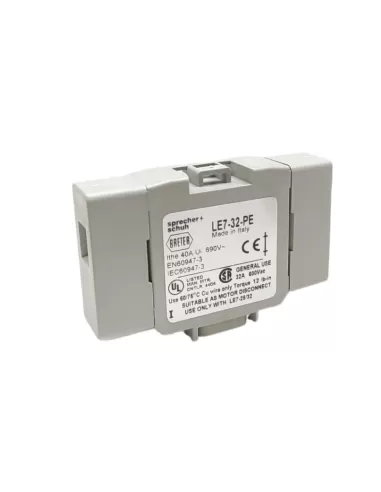 Allen-bradley 14 401 106-02 le7-32-pe abrazadera de tierra 32a sprecher schuh