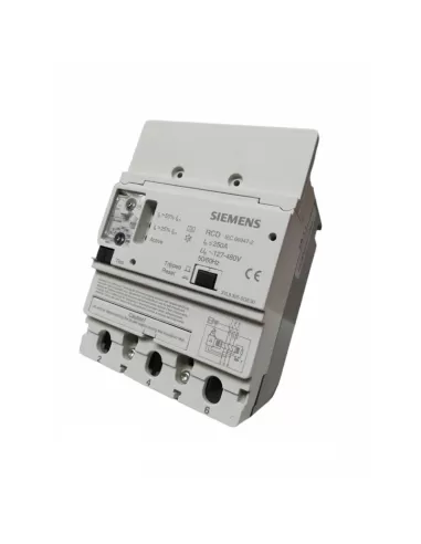 Siemens 3vl93255ge30 rcd vl250 in 250a eu 127-480v 3p