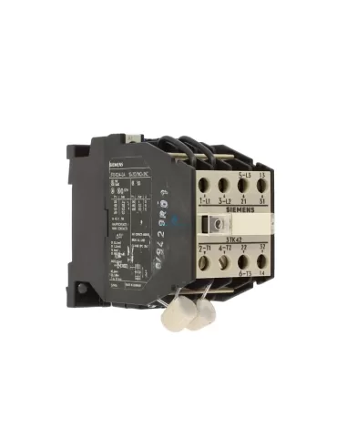 Contacteur capacitif Siemens 3TK42240AM0, 1 NO, 2 NF, 12,5 kVAR, 220 V, 50/60 Hz