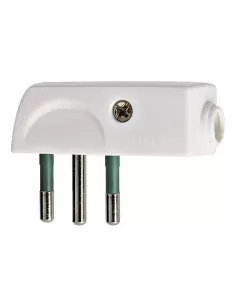 Vimar 00206.B 2P T 10A Spa 10A 90? Enchufe blanco 2