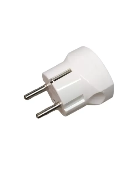 Vimar 00301.B Dreifacher bivalenter Bypass-Adapter Deutsch/Französisch 10/16A, Weiß