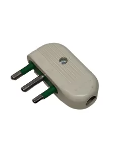 Vimar 01043.B 2P T 16A 90� Stecker Weiß 2