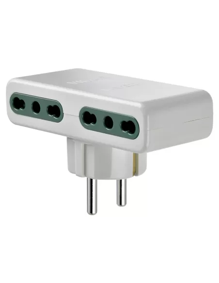 Adaptador Vimar 01166.B Mult S31 4P17/11 Blanco