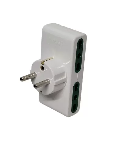 Adaptateur Vimar 01166.B Mult S31 4P17/11 Blanc