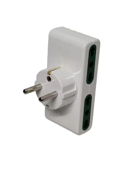 Adaptador Vimar 01166.B Mult S31 4P17/11 Blanco