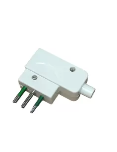 Vimar 01333.B 2P T 10A Enchufe/Toma Con Polo Roto Blanco