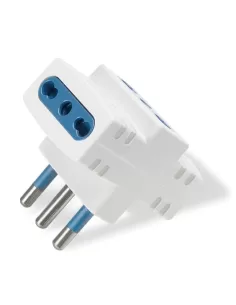 Scame 144 450 blue adapter 3//bival 2p t 16a