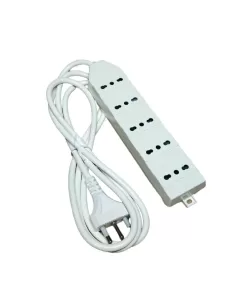 Vimar 01264 Mehrfachsteckdose 5P17/11 Elfenbeinfarbenes Kabel