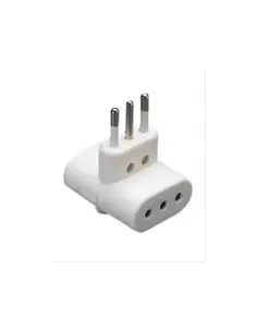 Adaptador múltiple Gewiss 2p t 16a 2 salidas 16a gw28403 clavijas y tomas