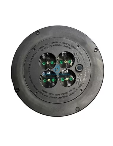 Fanton 01904 disco 4p 16a t sck  per disg  nero