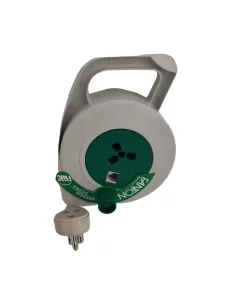 Fanton 20200 enrouleur de câble téléphonique d110 5 mètres 1 prise et jack