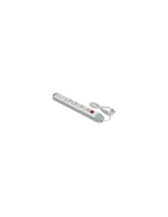 Fanton 45723 multitoma 4 tomas bypass y 4 tomas italianas//alemanas con cable e interruptor gris