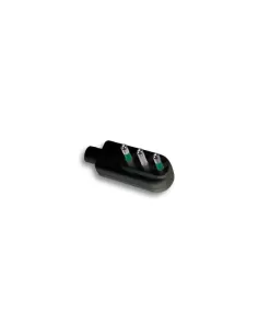 Fanton 80031 spina 2p t 10a piatta 90° ribassata nera