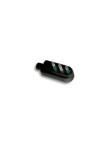Fanton 80031 spina 2p t 10a piatta 90° ribassata nera