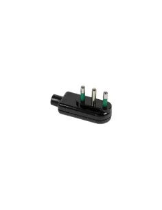 Fanton 80041 spina 2p t 16a piatta 90° ribassata nera