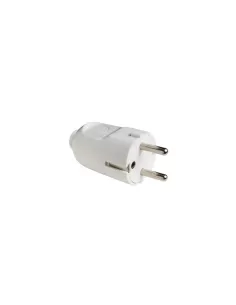 Fanton 85070 spina 2p t 16a schuko bianca dritta