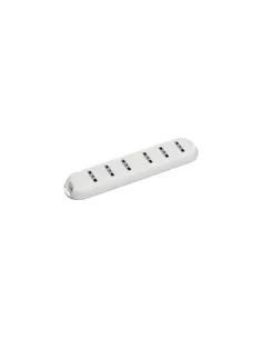 Multiprise Bticino 3658d 6 prises bypass blanches