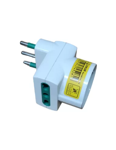 Adaptateur multiple Vimar Ri.00312.B S17 2P17/11 P30 Blanc