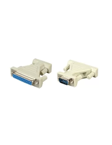 Adaptateur Alpha Electronics 64-080 de F 9 broches à M 25 broches
