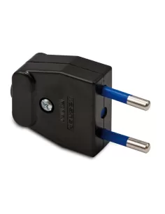 Master 05110 2-poliger 10a schwarzer Stecker
