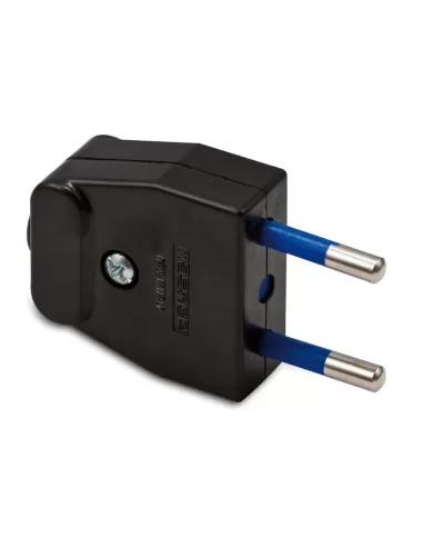 Master 05110 2-poliger 10a schwarzer Stecker
