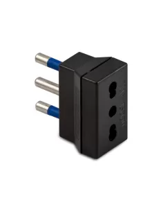 Master 05620 adattatore semplice bipresa 16a t nero
