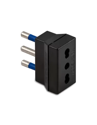 Master 05620 adattatore semplice bipresa 16a t nero