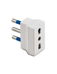 Master 05621 simple 16A T-socket adapter, white