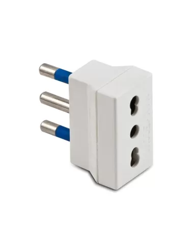Adaptateur de prise en T simple Master 05621 16A, blanc