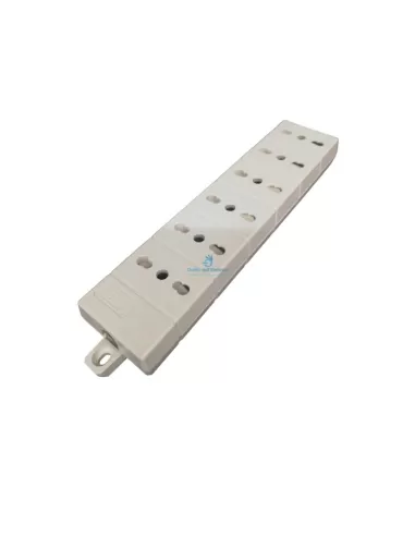Relco 176-a 16a bivalente Mehrfachsteckdose, 6 Plätze ohne Kabel