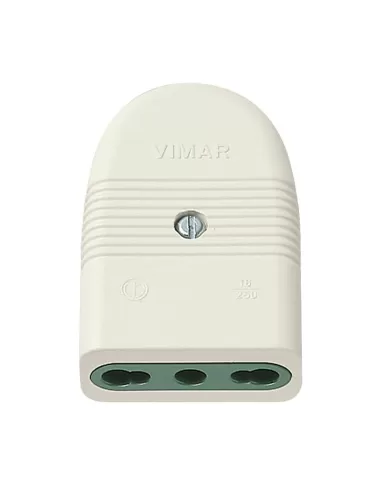 Vimar 01029.B 2P T 16A P17/11 Douille axiale blanche