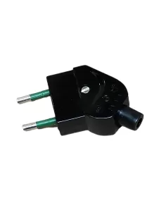 Vimar 01040 Prise 2P 10A 90°, noire