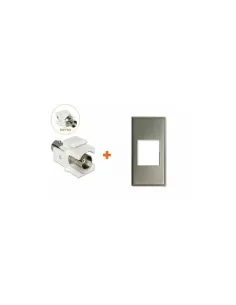 Adaptateur 3M KE000006442 Vol-BXA-K6 série Bticino Axolute argent